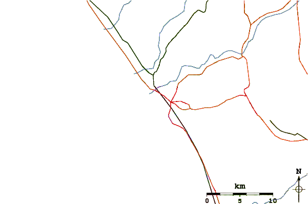Routes et rivières à proximité South Carlsbad State Beach
