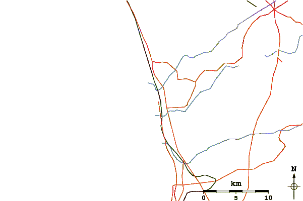Routes et rivières à proximité South Del Mar