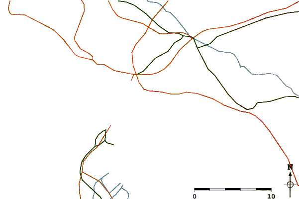 Routes et rivières à proximité St Georges de Didonne