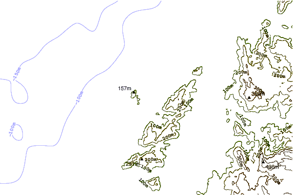 Littoral autour Santa Comba
