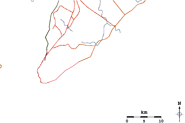 Routes et rivières à proximité Stela Maris