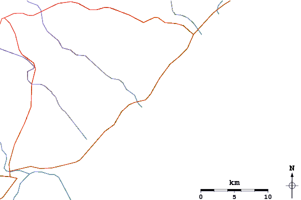 Routes et rivières à proximité Stone-Tombs