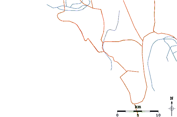 Routes et rivières à proximité Stonebread