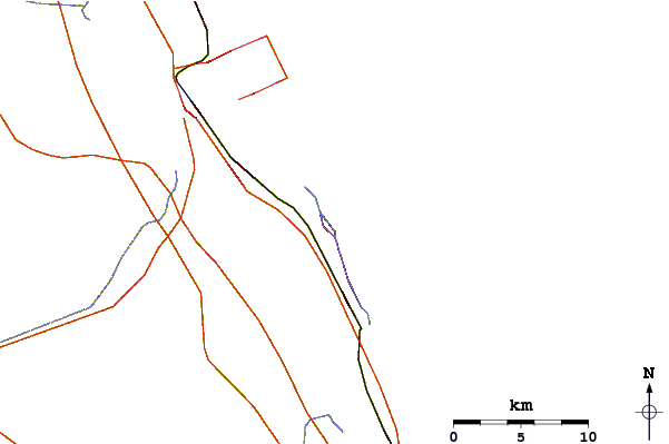 Routes et rivières à proximité Stumps