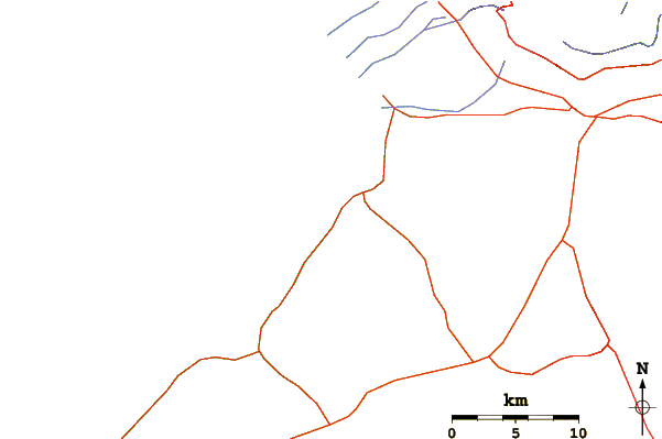Routes et rivières à proximité Suicides