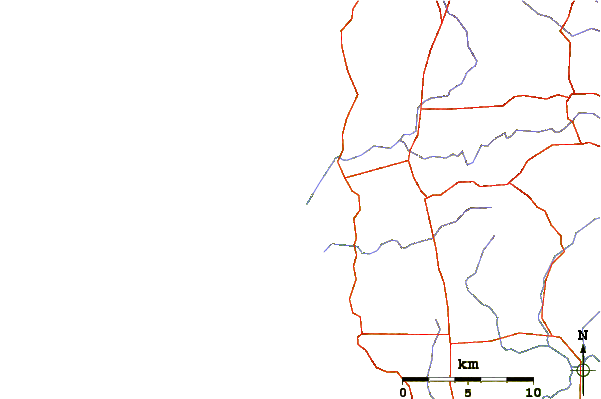 Routes et rivières à proximité Surfers Point