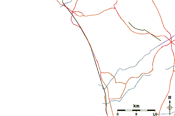 Routes et rivières à proximité Swamis