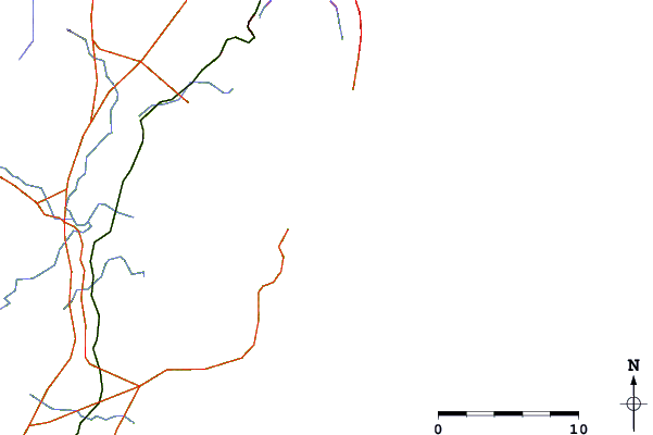 Routes et rivières à proximité Swansea Beach