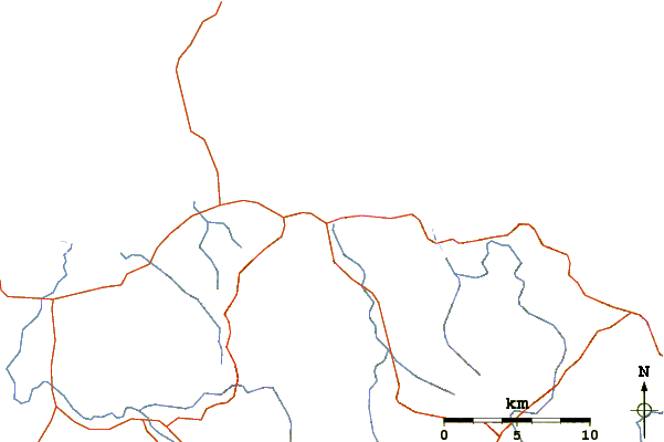Routes et rivières à proximité Taipa Bay