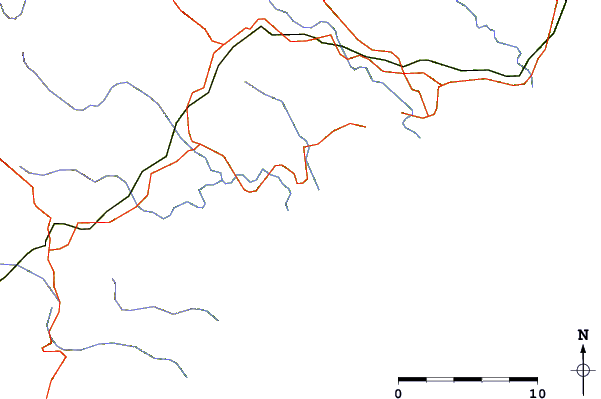 Routes et rivières à proximité Taits Beach (Waikari River)