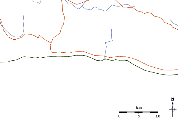 Routes et rivières à proximité Tajiguas