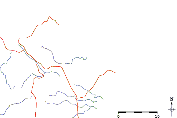 Routes et rivières à proximité Takou Bay