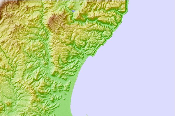 Spots de surf près de Tangoio