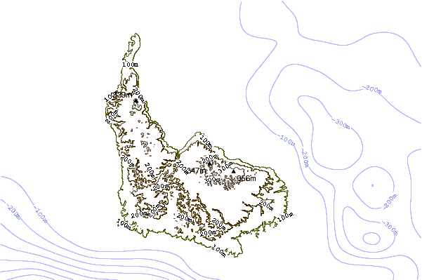 Littoral autour Tanjung Kucur