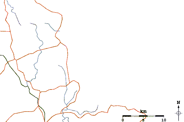 Routes et rivières à proximité Te Arai Point