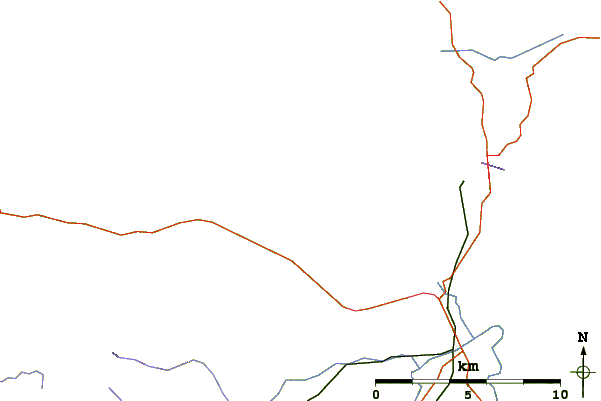Routes et rivières à proximité The Bar