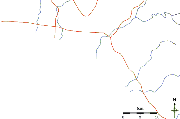 Routes et rivières à proximité The Ranch