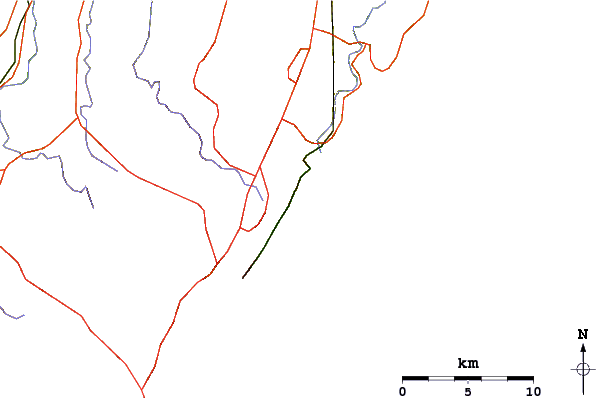 Routes et rivières à proximité Thommos