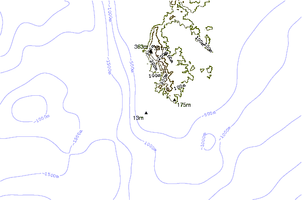 Littoral autour Threes
