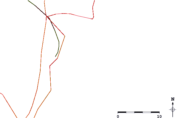 Routes et rivières à proximité Tices Sholls