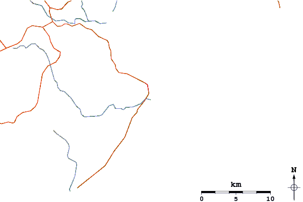 Routes et rivières à proximité Tip Beach