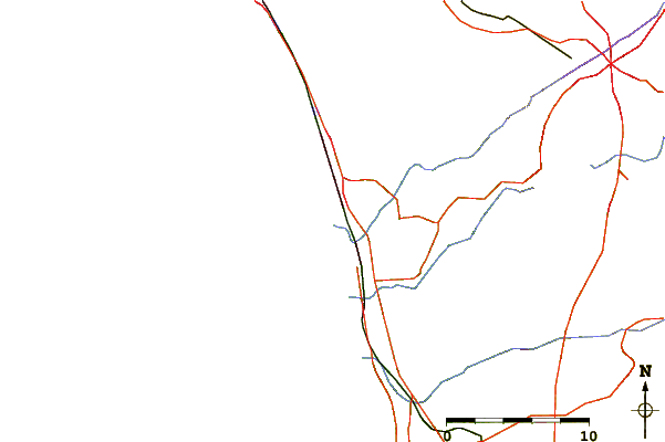 Routes et rivières à proximité Tippers