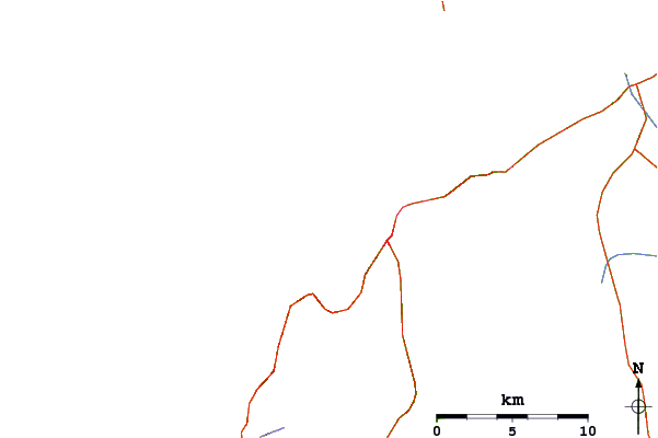 Routes et rivières à proximité Tis Poutanas to Kangelo (Nikos)