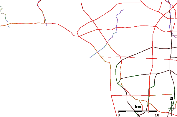 Routes et rivières à proximité Toes Over