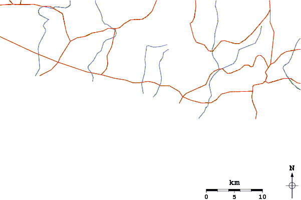 Routes et rivières à proximité Topleca