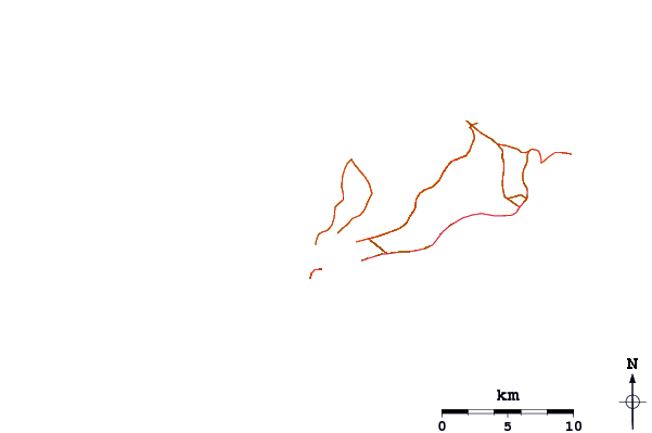 Routes et rivières à proximité Toroko