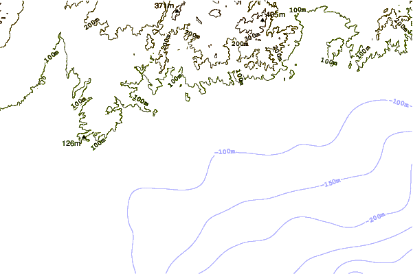 Littoral autour Torre Bank