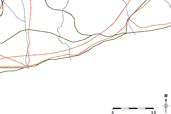 Routes et rivières à proximité Torre Bank