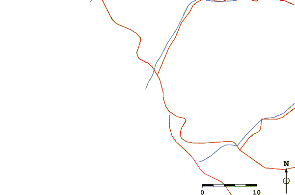 Routes et rivières à proximité Totoritas