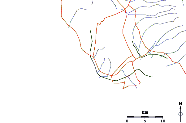 Routes et rivières à proximité Tracks (Nanakuli)