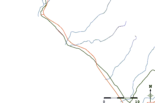 Routes et rivières à proximité San Onofre - Trails