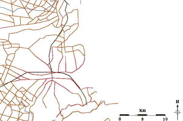 Routes et rivières à proximité Trolley's