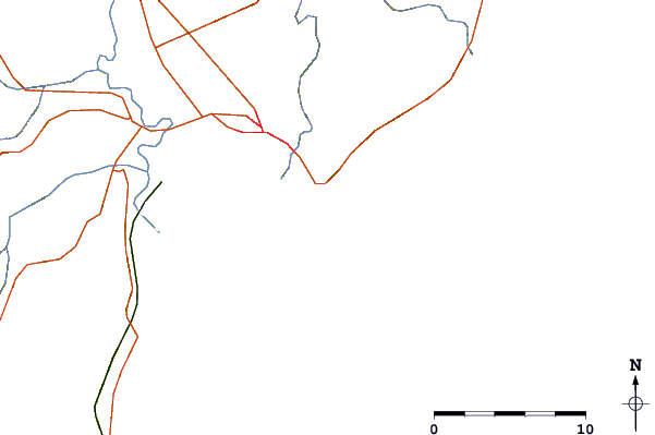 Routes et rivières à proximité Tuahine Point