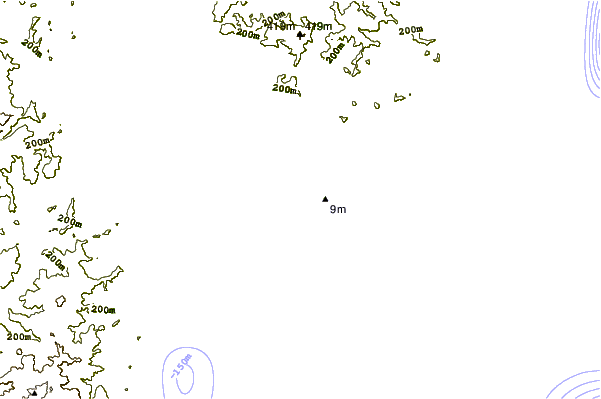 Littoral autour Tuamotu Island