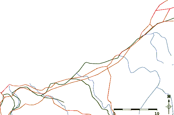 Routes et rivières à proximité Vanthrax