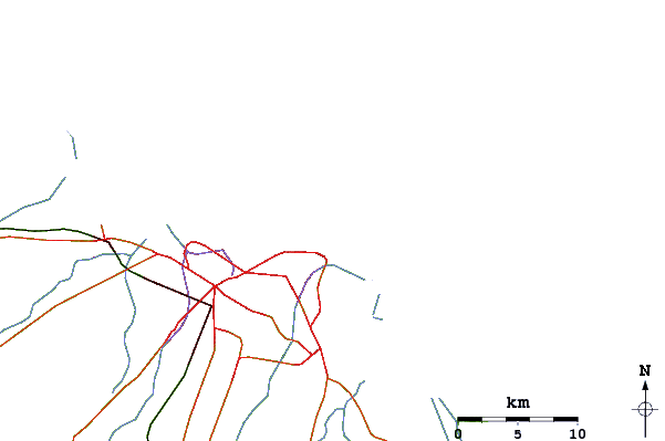 Routes et rivières à proximité Volta da Jurema