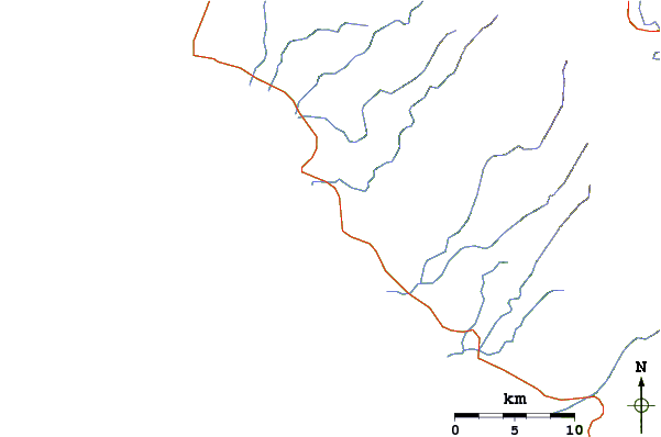 Routes et rivières à proximité Way Jambu