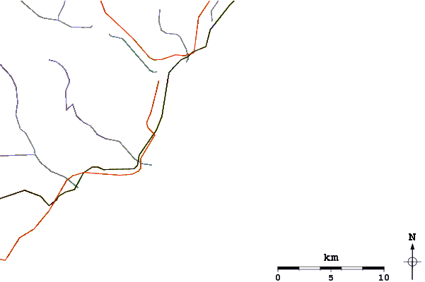 Routes et rivières à proximité Western Head Point