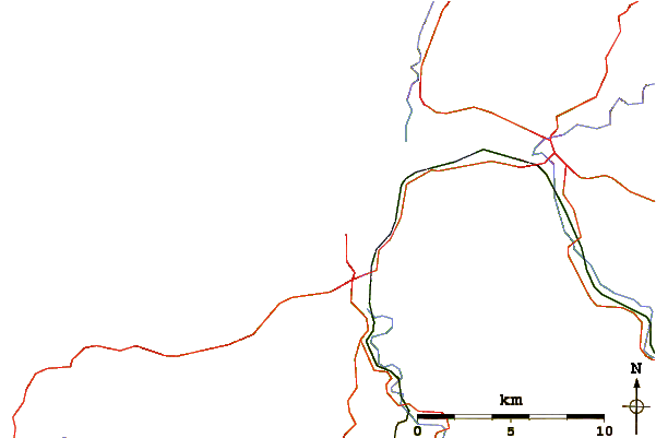 Routes et rivières à proximité Westward Ho