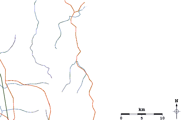 Routes et rivières à proximité Whangamata Estuary