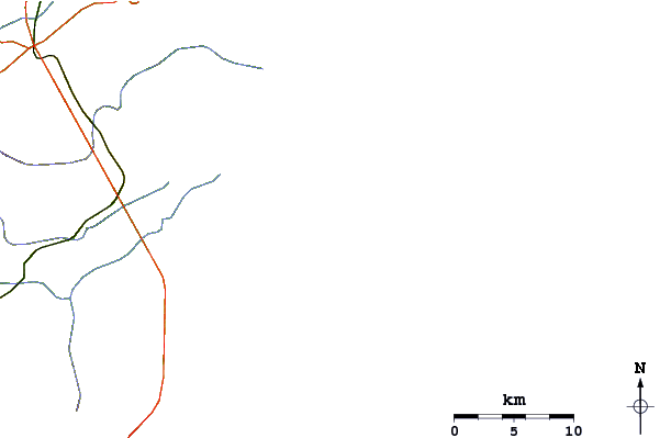 Routes et rivières à proximité Xilaozinho