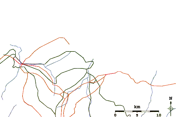 Routes et rivières à proximité Xivares