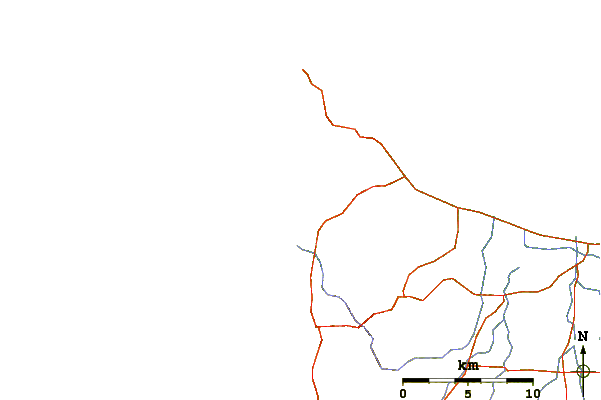 Routes et rivières à proximité Yallingup Beach