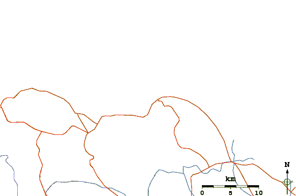 Routes et rivières à proximité Yucca Bay
