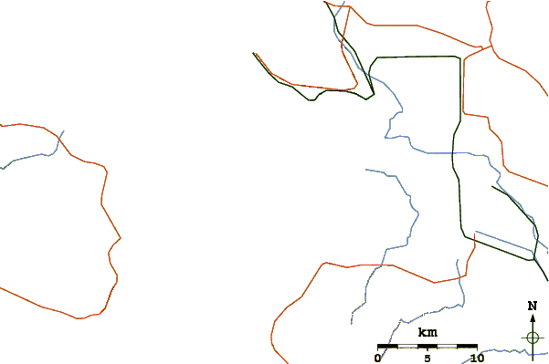 Routes et rivières à proximité Zancudo