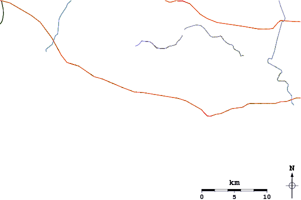 Routes et rivières à proximité Zero